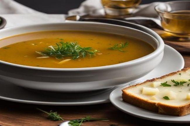 Slastna čebulna juha s krompirjem. (Foto: Karmen Valant)