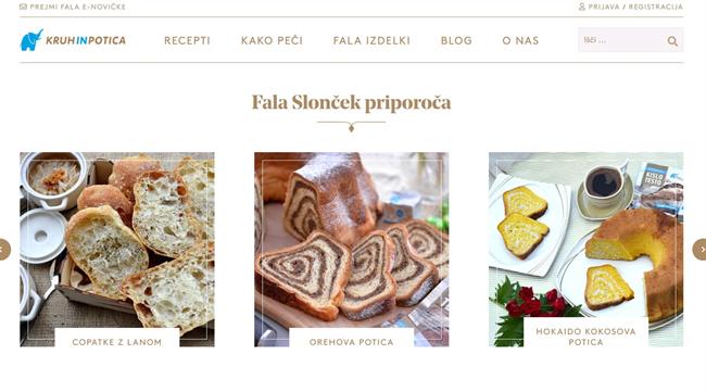 Spletna stran Kruhinpotica.com se ponaša z več kot dva tisoč recepti za kvašene dobrote kot so potice, kruhi, pite, pletenke, pice in ostale mojstrovine s kvasom. (Foto: Kruhinpotica.com)
