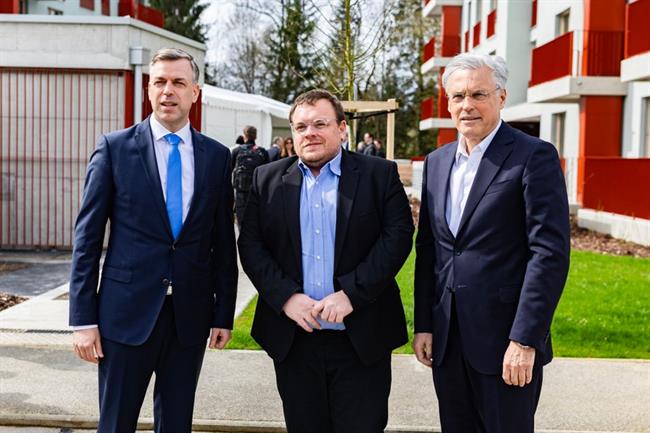 Maljevac na odprtju neprofitnih stanovanj v Novem mestu. Foto: Aljoša Kravanja