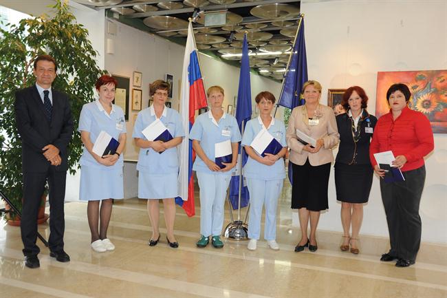Podelitev priznanj. (foto: UKC Ljubljana)
