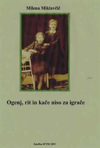 Naslovnica knjige Ogenj, rit in kače niso za igrače. (foto: Milena Miklavčič)