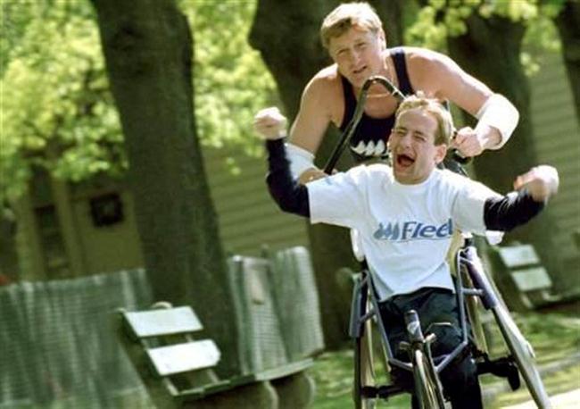 Dick in Rick Hoyt. (foto: facebook)