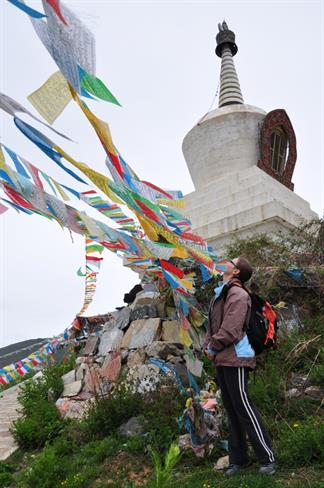 Budistična stupa. (foto: Olga Paušič)