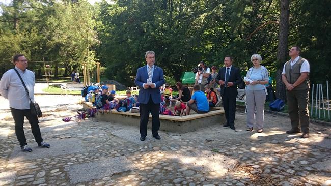 V Mariboru so prenovili otroški peskovnik.