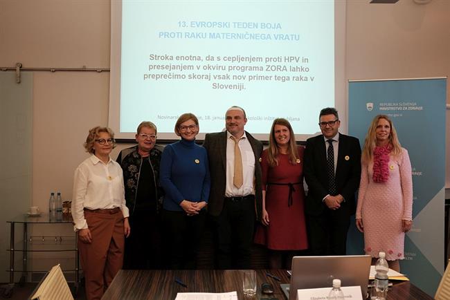Na Onkološkem inštitutu Ljubljana je ob začetku 13. evropskega Tedna boja proti raku materničnega vratu, ki bo potekal od 21.1. do 27.1.2019, potekala skupna novinarska konferenca državnega programa ZORA, Ministrstva za zdravje in Nacionalnega inštituta za javno zdravje. 