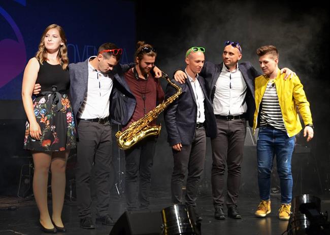 Maruša Zmrzlak, Šani Šeni in Matej Zidarn – prvi trije uvrščeni (Slovenska nota 2018) (avtor: Simon Tanšek)