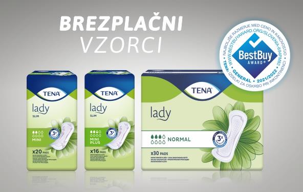 Kar 99% žensk v Sloveniji je zadovoljnih z izdelki TENA  Lady.