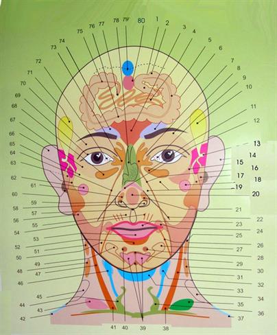 Ruska alternativna medicina temelji na točkah obraza.