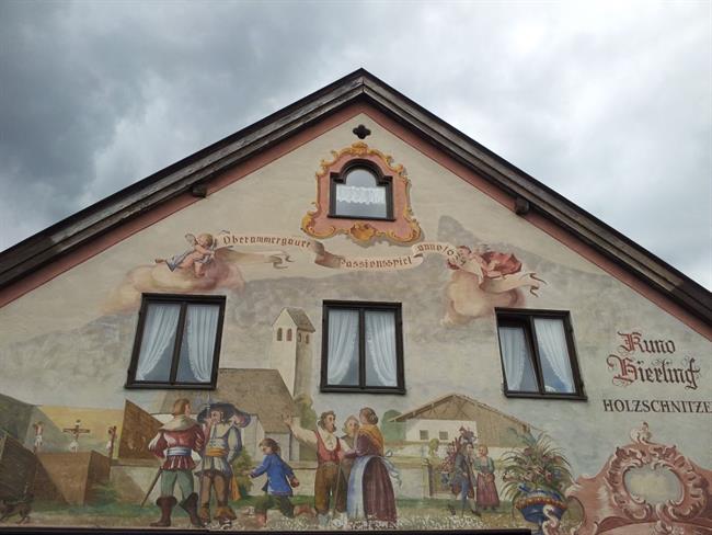 Tipične bavarske poslikave (foto: Metka Troha)