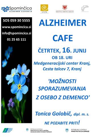 Vabljeni na Alzheimer cafe v Kranj.