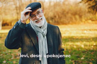 Levi, desni upokojenec?