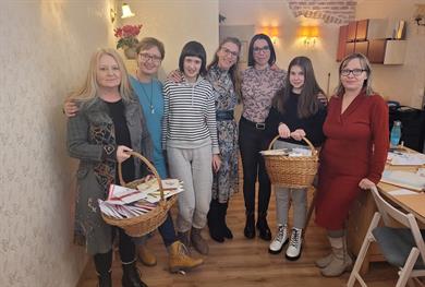 Za dober namen v Zlati Špajzi ustvarjali zlata pisma