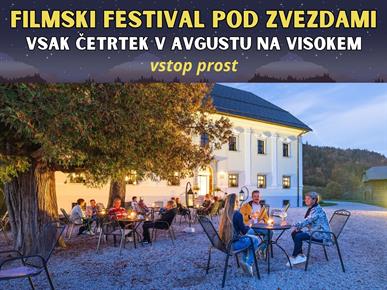 Tavčarjevo leto: Filmski festival pod zvezdami na Dvorcu Visoko