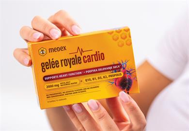 Nov Medexov izdelek za celovito podporo zdravju srca in ožilja