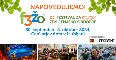 Festival za tretje življenjsko obdobje tudi v letu 2024