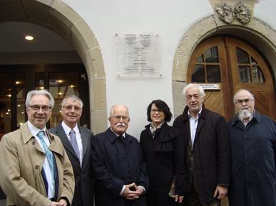 Odkritje spominske plošče Primožu Trubarju