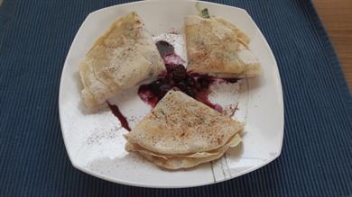 KUHALNICA: Veganske palačinke z meto